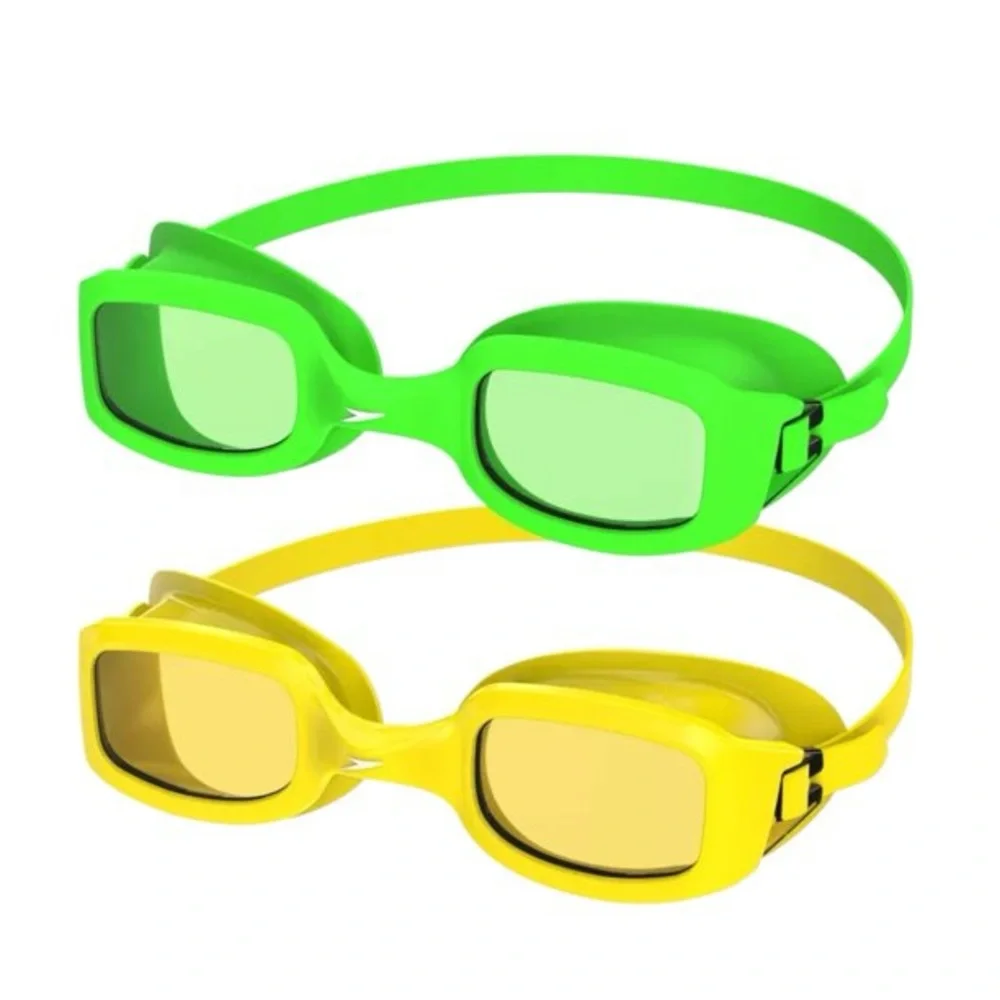Speedo Kids Goggles Set - Vibrant Yellow and Green
